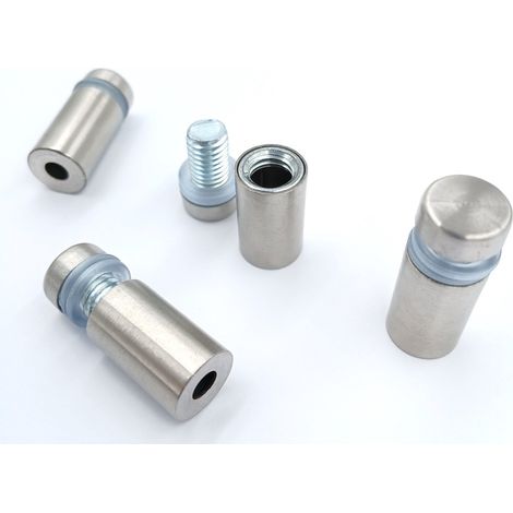 DISTANZIALE TARGHE D.12 H.19 mm INOX PROMO