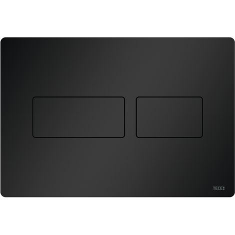 WC-Betätigungsplatte schwarz matt – Edelstahl – 220 x 150 x 6 mm – für TECE-Spülkasten – 9240416 (1/5)