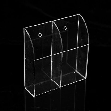 (transparent)Support de rangement Télécommande - Acrylique - Transparent - 13,2 cm x 4 cm x 14 cm (1/5)