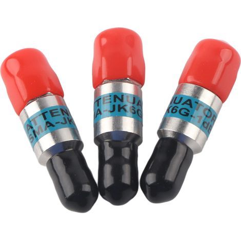 SMA-JK Stecker auf Buchse HF-Koaxialdämpfungsglied 2 W 6 GHz 50 Ω 1-30 dB (1 dB) (1/5)