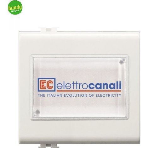 Pulsante Portanome Easy 1P/No Bi (Elettrocanali Cod. Ecse8025)