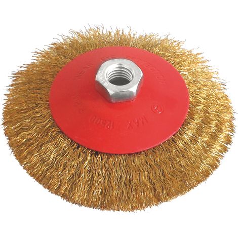 Spazzola Circolare Conica Attacco M14 Ø Mm 125 Utilia