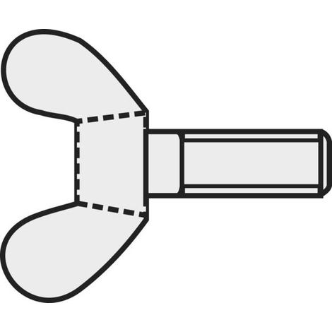 TOOLCRAFT 827811 - VITI A VOLO M5, 16 MM, DIN 316, IN ACCIAIO ZINCATO, 10 PEZZI