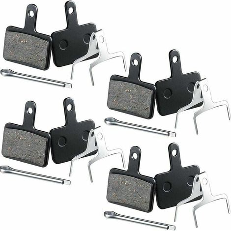 Plaquettes De Frein Vtt - Laiton Et Semi-Métalliques - Pour Freins À Disque Hydrauliques - Lot De 2 Paires (1/4)