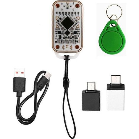 Chameleon V3.0 RFID-Chip-Lesegerät, NFC-Schlüsselanhänger-Lesegerät/Schreibgerät 1XUID, 125 kHz/13,56 MHz, intelligenter Etikettenkopierer für ID-Smartcards. (1/5)