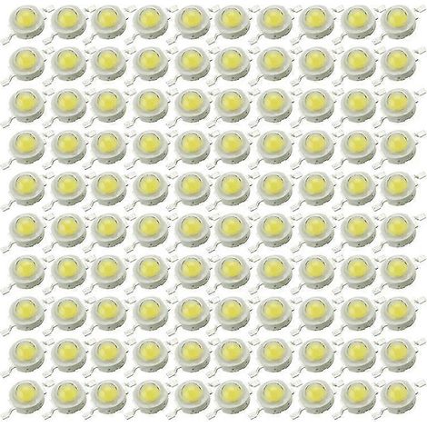 100 Stück LED-Perlen LED 1 W hohe Lampe P 4000 K LED P (1/5)