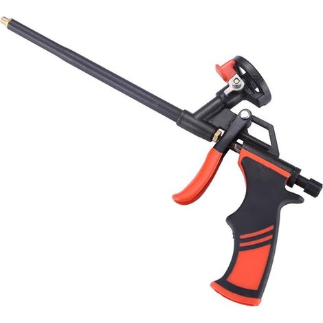 Pistolet à mousse, pistolet professionnel à mousse polyuréthane pour le remplissage, l'étanchéité et le jointoiement avec de la mousse expansive PU (1/5)
