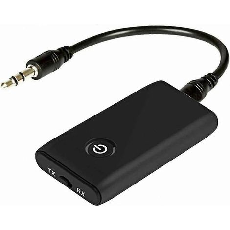Adaptateur émetteur-récepteur Bluetooth 5.0, adaptateur Bluetooth 2 en 1, prise jack 3,5 mm et USB, compatible avec TV/PC/chaîne hi-fi/maison (1/5)