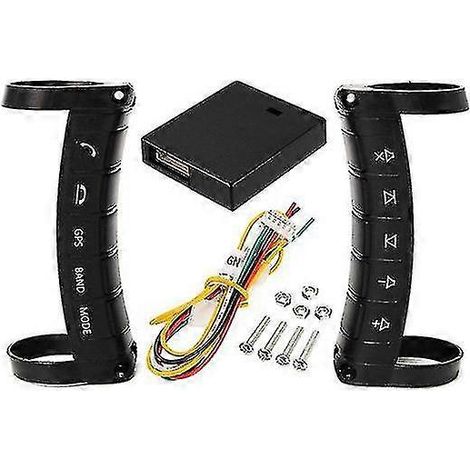 Commande au volant multifonctionnelle sans fil universelle avec boutons de navigation DVD et Bluetooth - Contro-Yvan-AquaForge (1/3)