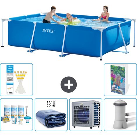 Intex Piscina con struttura Rettangolare - 300x200x75 cm - 7-pezzi  S128 (1/5)