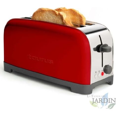 Tostapane Taurus Vintage 1400W Tostapane per 2 fette Tostapane a 6 livelli Tostapane in acciaio inox con timer (1/2)