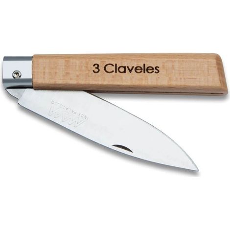 FPLUS navaja madera 88 mm 3 claveles , Descripción
Tabla de características navaja con punta 3 Claveles
Nombre comercial:
Navaja con punta
Fabricante:
3 Claveles
Referencia del fab