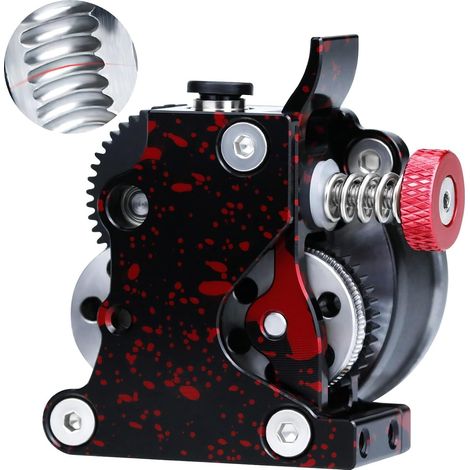 3D-Drucker-Extruder-Schräggetriebe, großes Getriebe, POM-Antrieb, Ender 3 v2 Extruder-Getriebe, Tarnung, alle Metallteile, Antriebsrad, verschleißfest, kompatibel mit Ender 3/Pro/v2 3D-Drucker mit Mot (1/5)