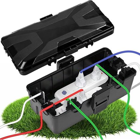 Boîte Etanche Electrique Exterieur Boitier Etanche 25x12x7 CM (1/5)
