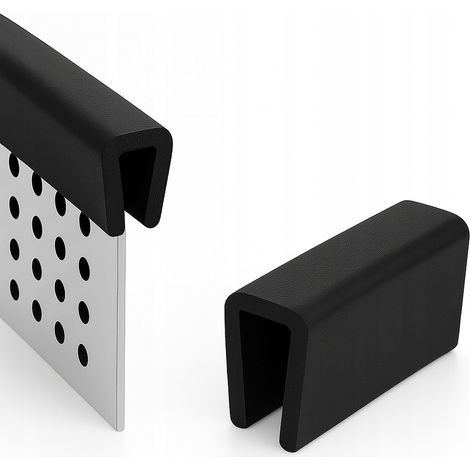 Sello de borde TIPO U para bordes de PVC universal de 1,5-2 mm 5 x 10 mm. Metros. (1/4)