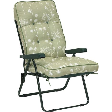 Deluxe Recliner Renaissance - L58 x W58 x H99 cm - Sage