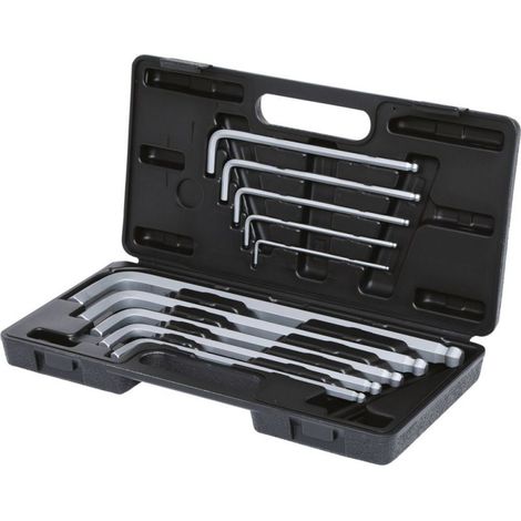 KS Tools Kugelkopf-Innensechskant-Winkelstiftschlüssel-Satz,XL,10-tlg - 151.2150
