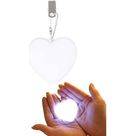 Taschenleuchte – Handtaschenleuchte mit Sensor – Herzförmige Taschenleuchte – Hängende Nachttischlampe für Frauen – Damen – Mädchen – Liebe (1/5)
