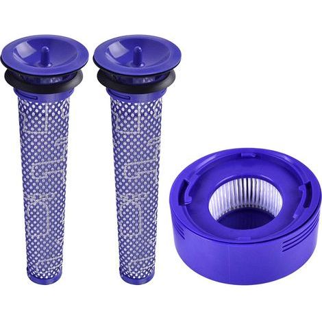 3 confezioni di filtri pre-motore e post-motore di ricambio per aspirapolvere senza fili Dyson V8 e V7, pacchetto famiglia (1/5)