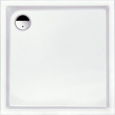RECEVEUR CARRE SLAM ACRY 80X80 BLANC LEDA L12SLC0080 (1/2)