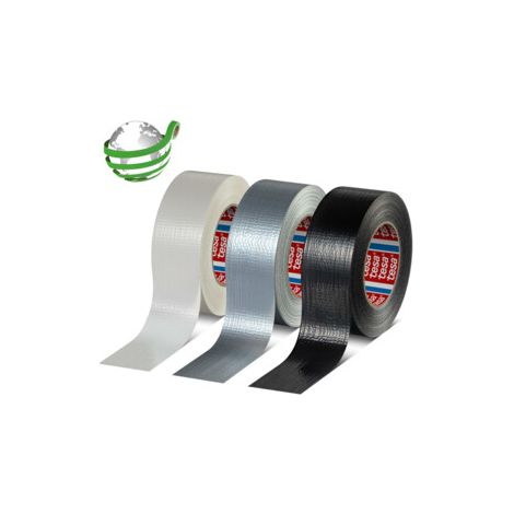 tesa Duct Tape, 50mx50mm, mit recyceltem Träger, weiß