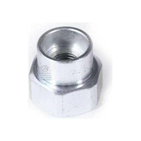 Adaptateur pour tête débroussailleuse Super pro Tecomec. Femelle. Ø 14x1,50. Pas à gauche. (1/3)