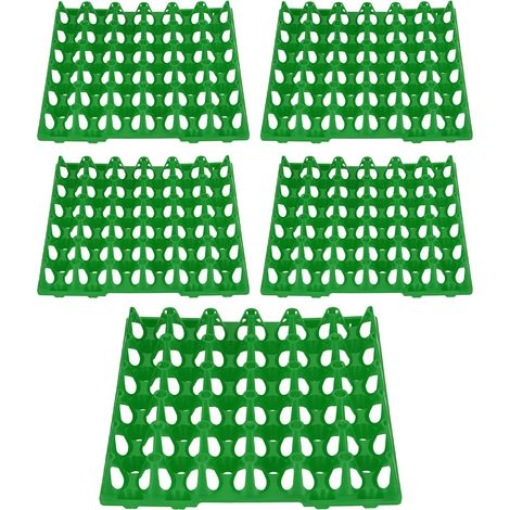 5 Pièces Appartements D'oeufs, Appartements D'emballage D'oeufs épaissis Plateau de Support de Caisses D'oeufs de 30 Cellules pour le Transport de Stockage Fournitures de Ferme à Domicile(04). (1/5)