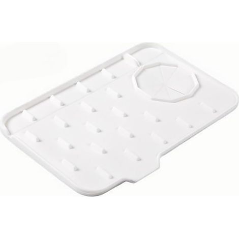 Tampon en silicone domestique (robinets double face gauche et droite disponibles : petit tampon de robinet blanc) (1/5)