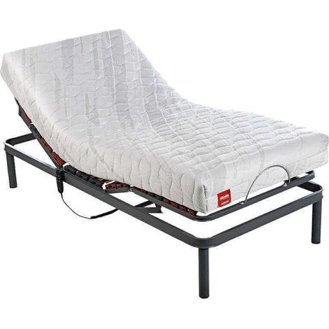 Pack matelas articulé Pikolin confortcel profilé + sommier articulé électrique Pikolin 5 plans 150x190cm (2 de 75x190)