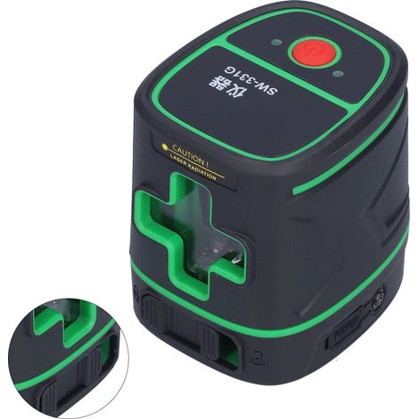 SW-331G Kreuzlaser-Nivelliergerät mit horizontalem und vertikalem Grünstrahl (1/5)