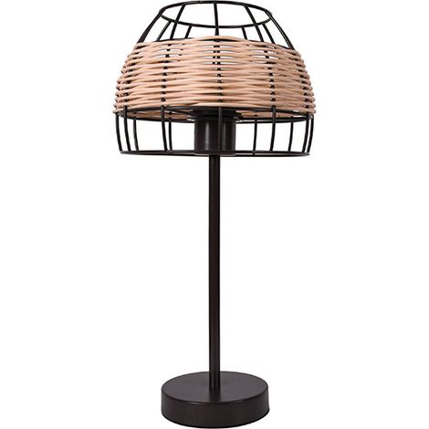 Lámpara de sobremesa SOTERO 20d Rattan (1/3)