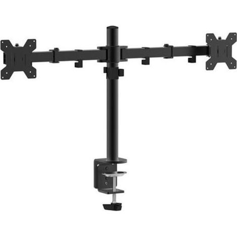 SOPORTE DE MESA PARA DOS MONITORES APPROX APPSMD02 DE 10 - 27  BRAZOS CON 2 CODOS Y SOPORTES ORIENTABLES MAX. VESA  600x400 HASTA 10KG POR BRAZO (1/2)