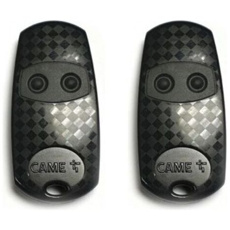 Neptune – Lot de 2 télécommandes CAME TOP432EE 433,92 MHz – Code fixe – 2 canaux – Portée jusqu'à 100m – Compatible avec récepteurs CAME
