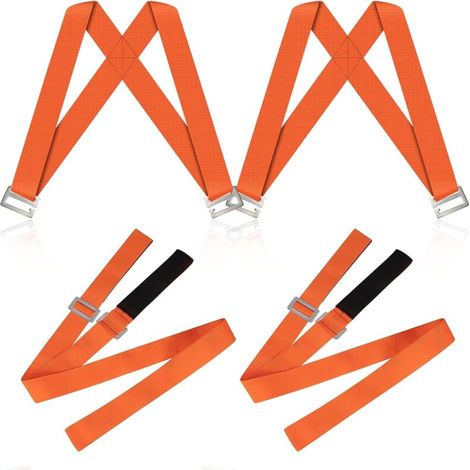 Moving Straps, Lifting and Carrying Strap System for 2 People, Easily Transport and Secure Furniture, Heavy Objects