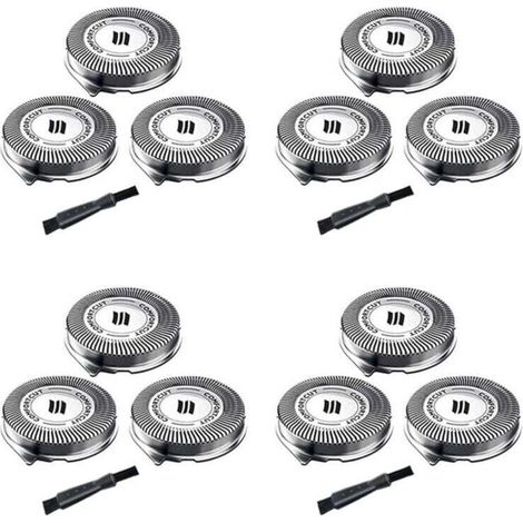 4 cabezales de repuesto SH30 compatibles con cuchillas de afeitar de las series 3000, 2000 y 1000 (1/4)