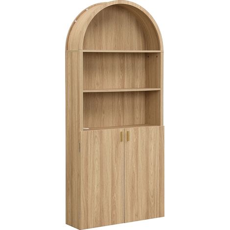 Scrivania con libreria Naturale - LYMIAR (1/5)