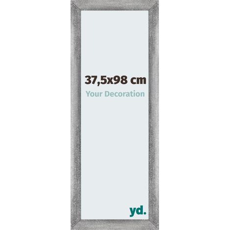 Cadre Puzzle 37.5x98 cm - Gris Patiné - MDF - Mura. (1/5)