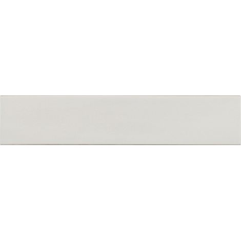 Carrelage sol / mur brique effet béton blanc mate 6x30 cm WADI SNOW (vendu par boite de 0,50m2) (1/5)