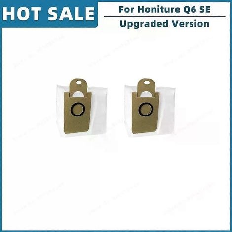 S'applique aux pièces de rechange et accessoires pour aspirateur robot Honiture Q6 SE : brosse latérale principale, filtre HEPA, sac à poussière et serpillière (ensemble G). (1/5)