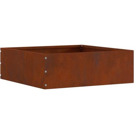 Bordure de pelouse couleur rouille, 40 x 40 x 13 cm (1/5)