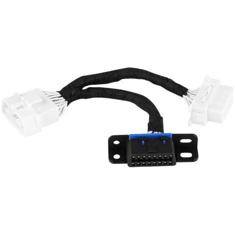 QORVA-Cable d'extension adaptateur répartiteur OBD2 16 broches male à double femelle, cable Y