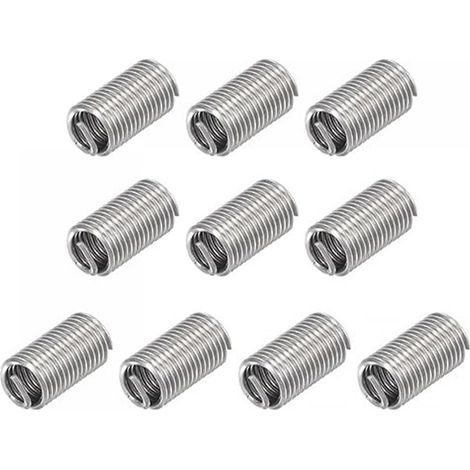 Pack of 10 Thread Repair Inserts, Stainless Steel Spiral Wire, Helicoil Thread Repair Insert, 3/8-16 x 3D (1/5)