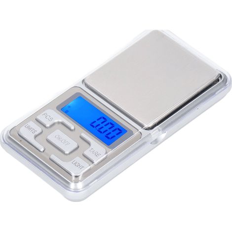 Mini-Küchenwaage mit LCD-Hintergrundbeleuchtung, elektronische Waage, Taschenwaage für Schmuck, Messwerkzeug, 500 g, 0,01 g (1/5)