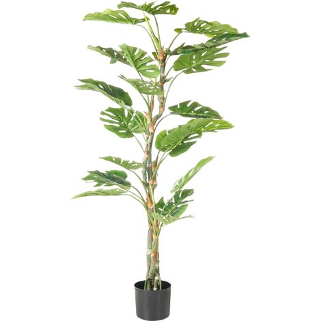 Artifical Potted Plant Green Synthetic Material 155 cm Decorative Fake Imitation MONSTERA (1/5)