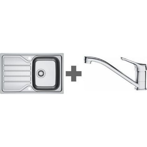 Pack évier inox + mitigeur chromé - Franke - 464467