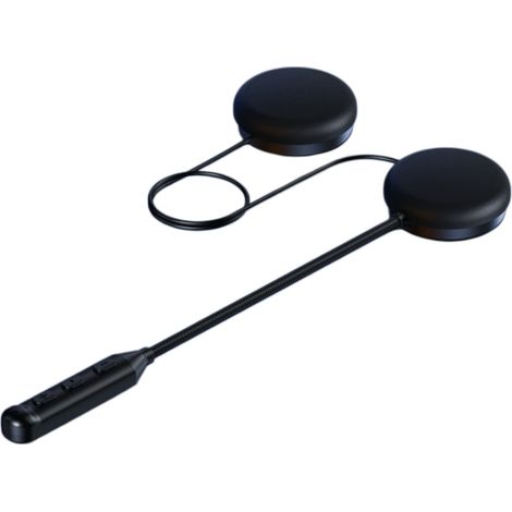Kit mains libres Bluetooth 5.3 pour moto, haut-parleurs de casque avec réduction de bruit, micro intégré, commandes musicales et appels mains libres, étanchéité IP67 (1/5)