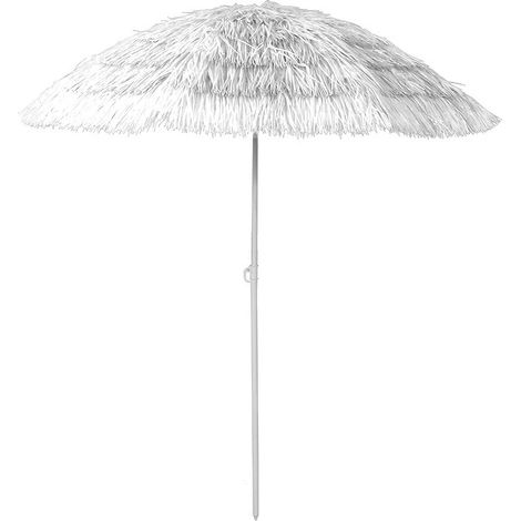 Hawaii Sonnenschirm Weiß 1,6m-MMC2072-Weiß
