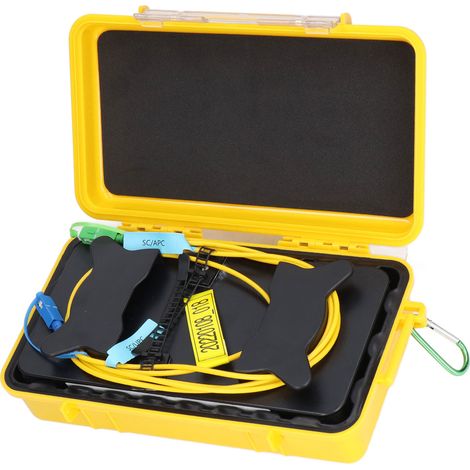Kit d'outils de test de zone morte pour fibre optique monomode OTDR Launch Cable Box de 500 mètres (1/5)