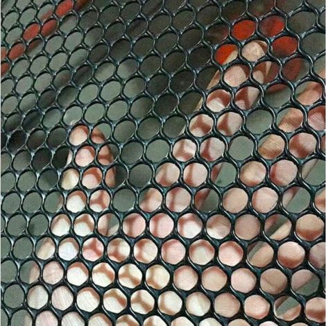 Filet de sécurité en grillage de poulet 50cm x 10m – Ouverture 0.8cm – Anti-UV, anti-vieillissement, haute transparence – Protection balcon (1/4)