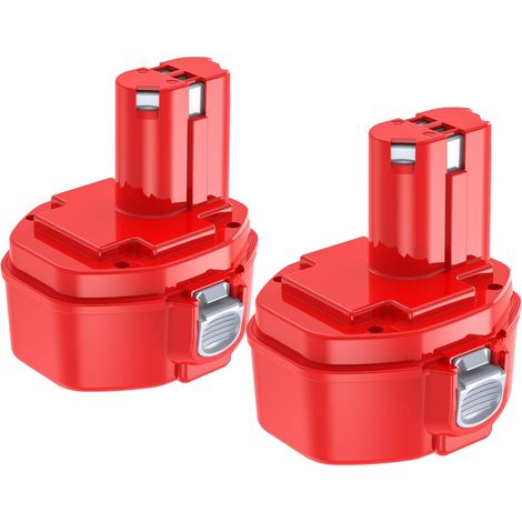 Lot de 2 Batteries 14,4V 5000mAh Ni-Mh - Pour Outils Série 1000 à 8000 - Remplacement PA14 (1/5)